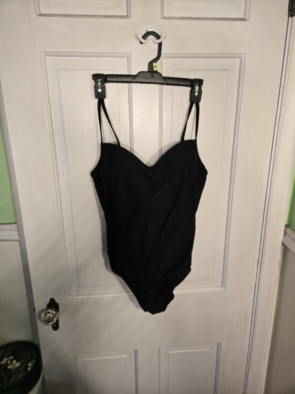Newport News Black One-Piece Swimsuit Size 12